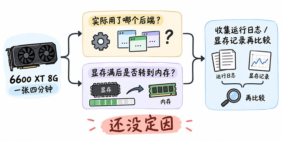 先看后端，再看显存有没有装满