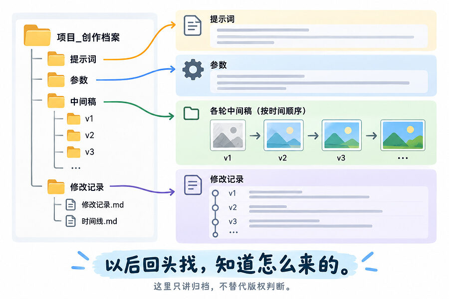成图留着，改过的词和中间稿也别丢