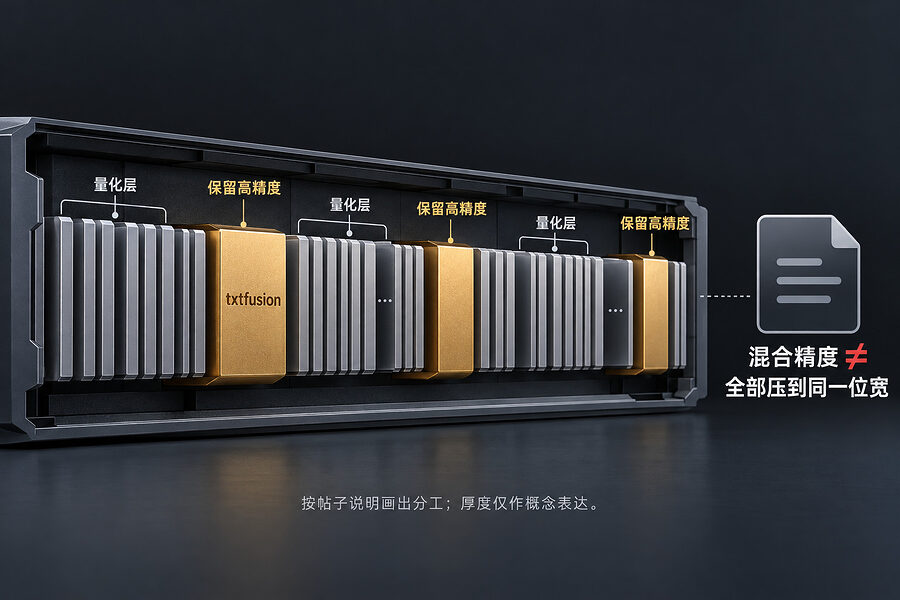 有些层没压低精度，文件大一点也有原因