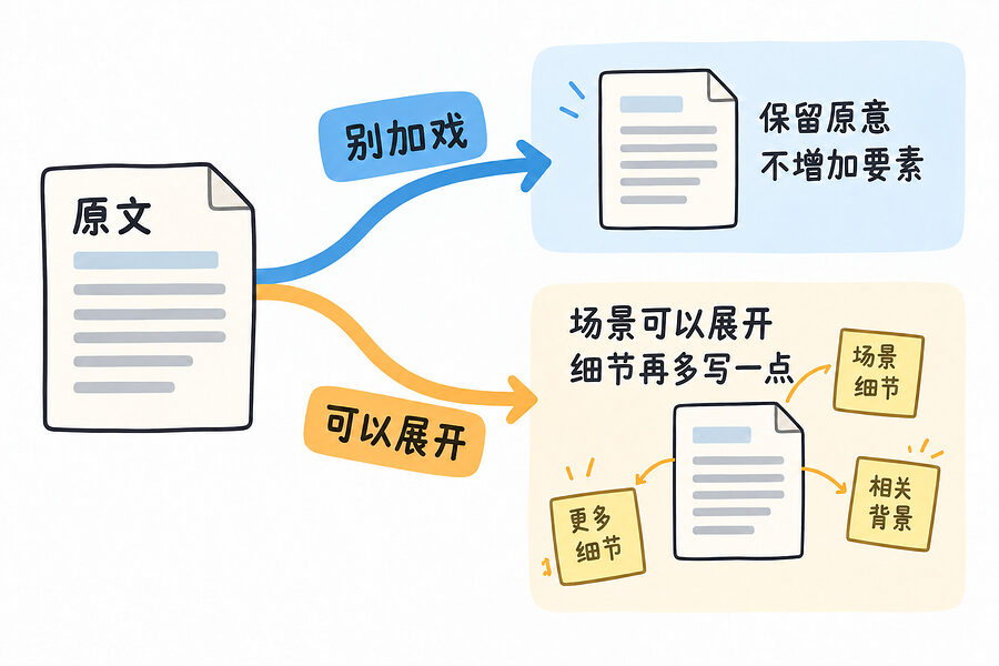 先问这回要发散，还是只想说得更准