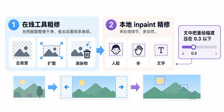 粗修先过一遍，小地方再慢慢补