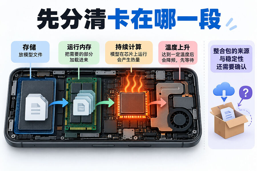 装得下和跑得动，是手机上的两笔账
