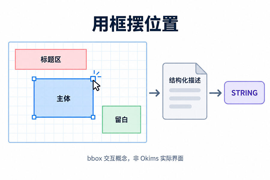 框的位置先摆妥，再交给后面的节点