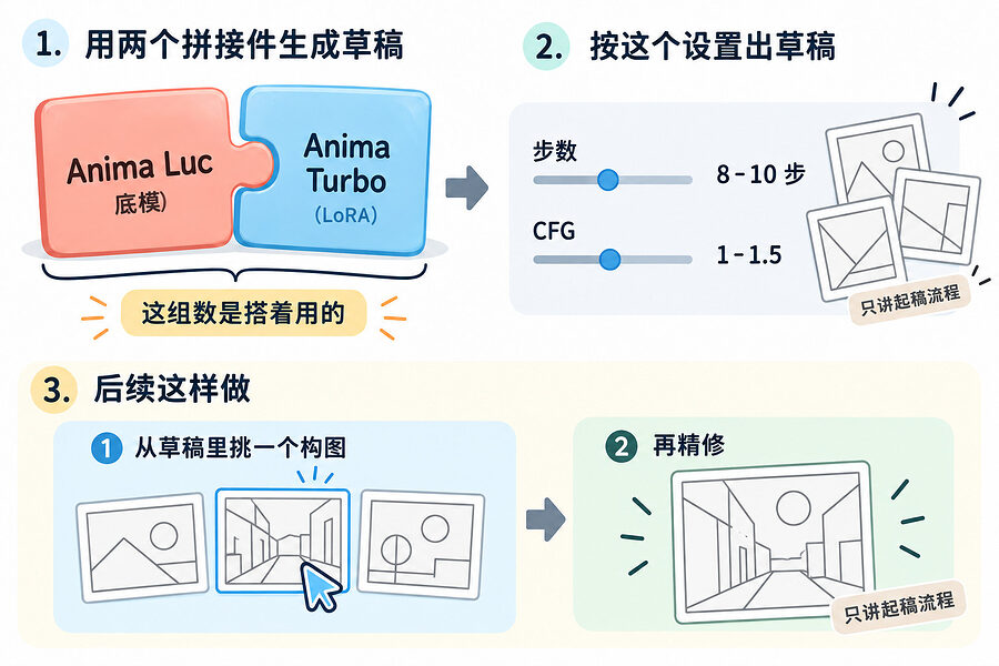 底模和加速搭档配齐，再用这组数起稿