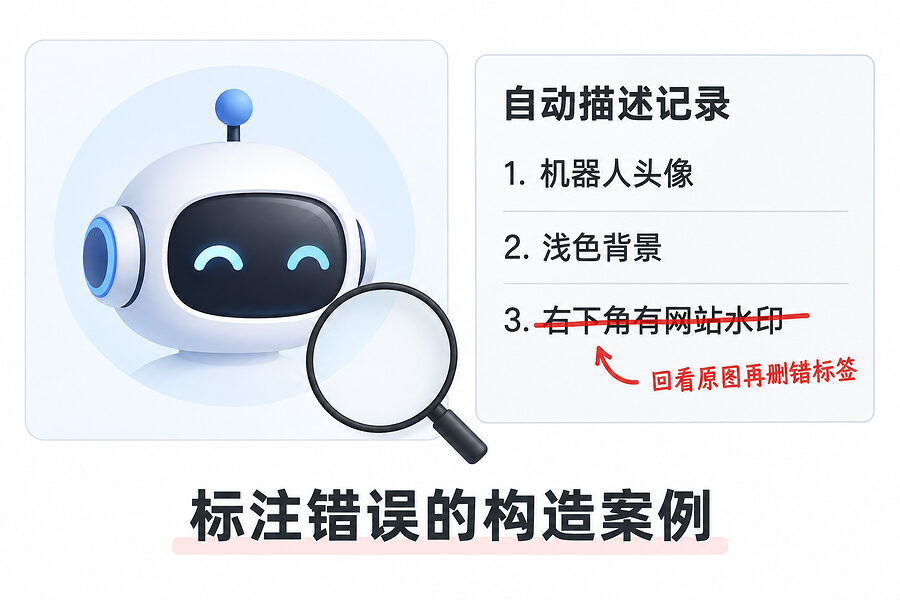 右下角明明是空的，标签却编了个水印