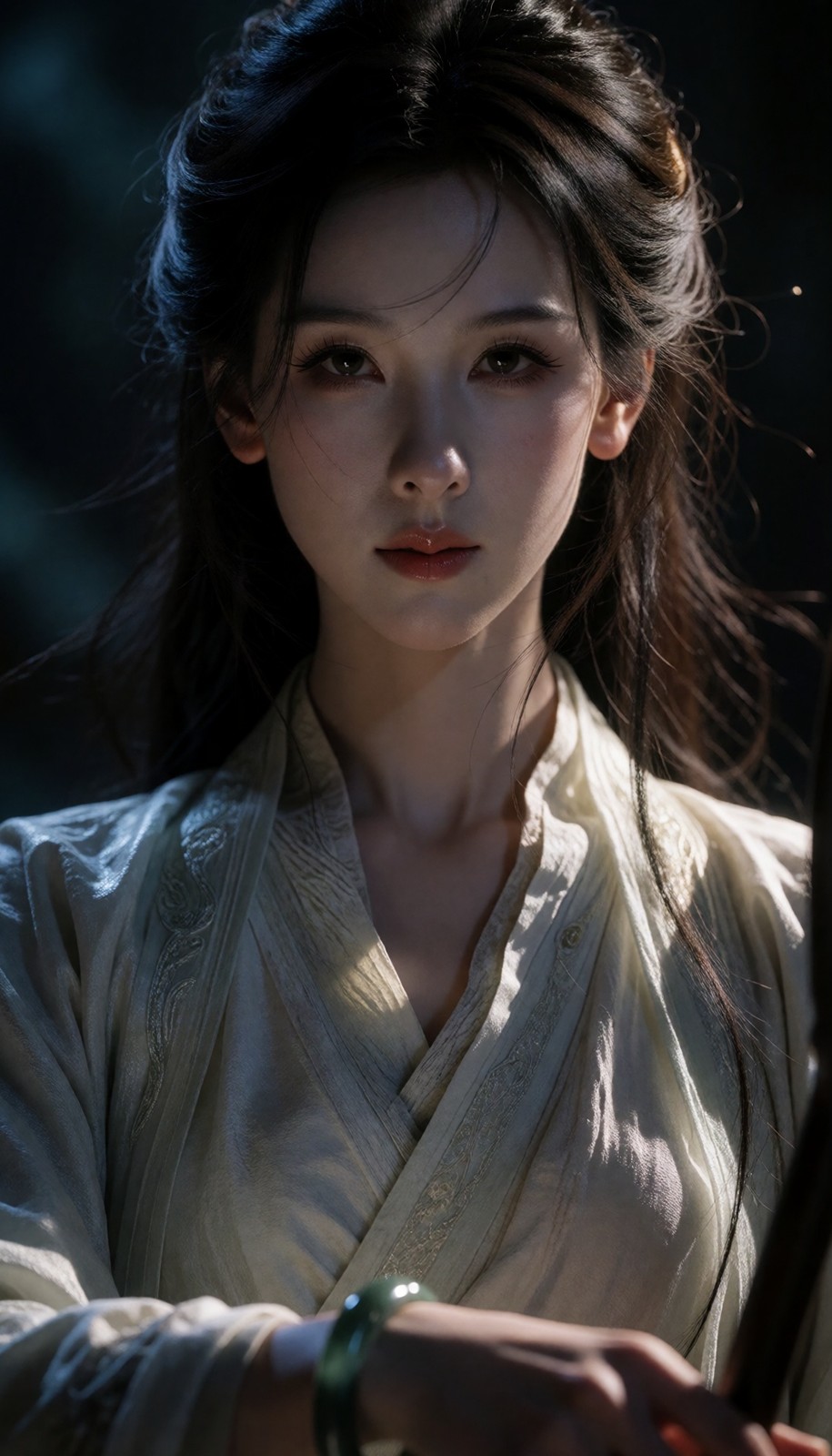 鼻梁上那条分界线,硬要的分割光